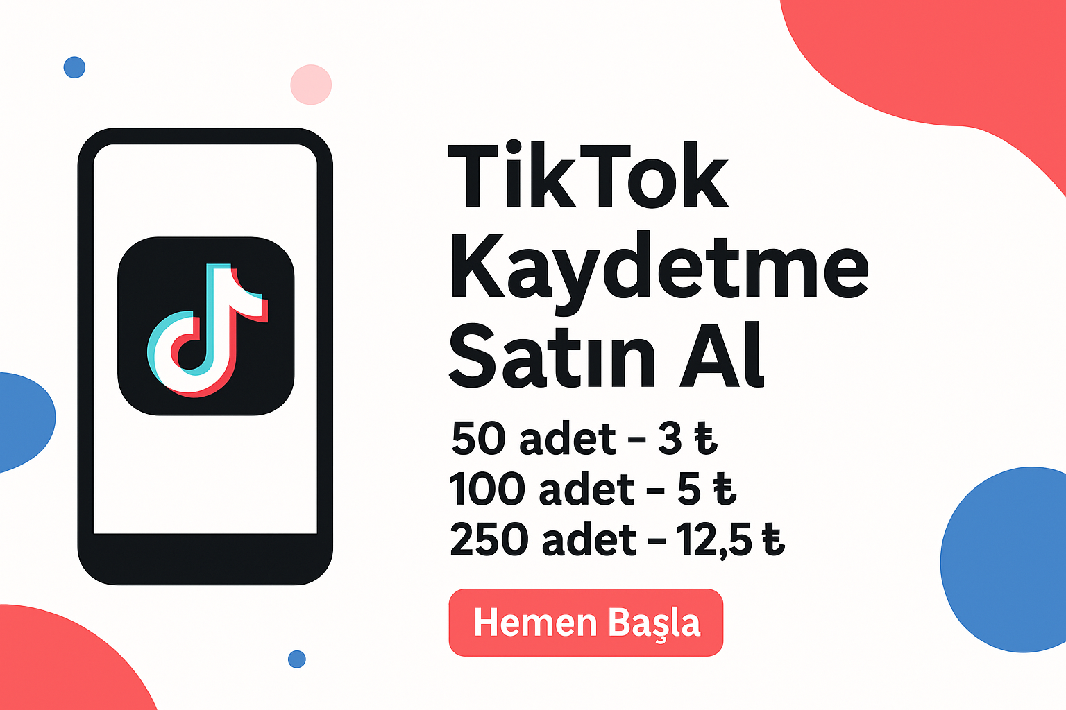 tiktok kaydetme satın al